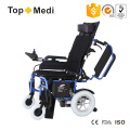 Promoção Hot Sale Hot Sale Reclinado Cadeira de rodas elétrica dobrável